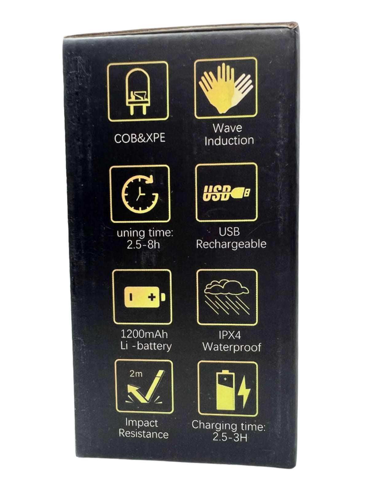 230° USB Rechargeable & Sensor Headlamp 3-Pack