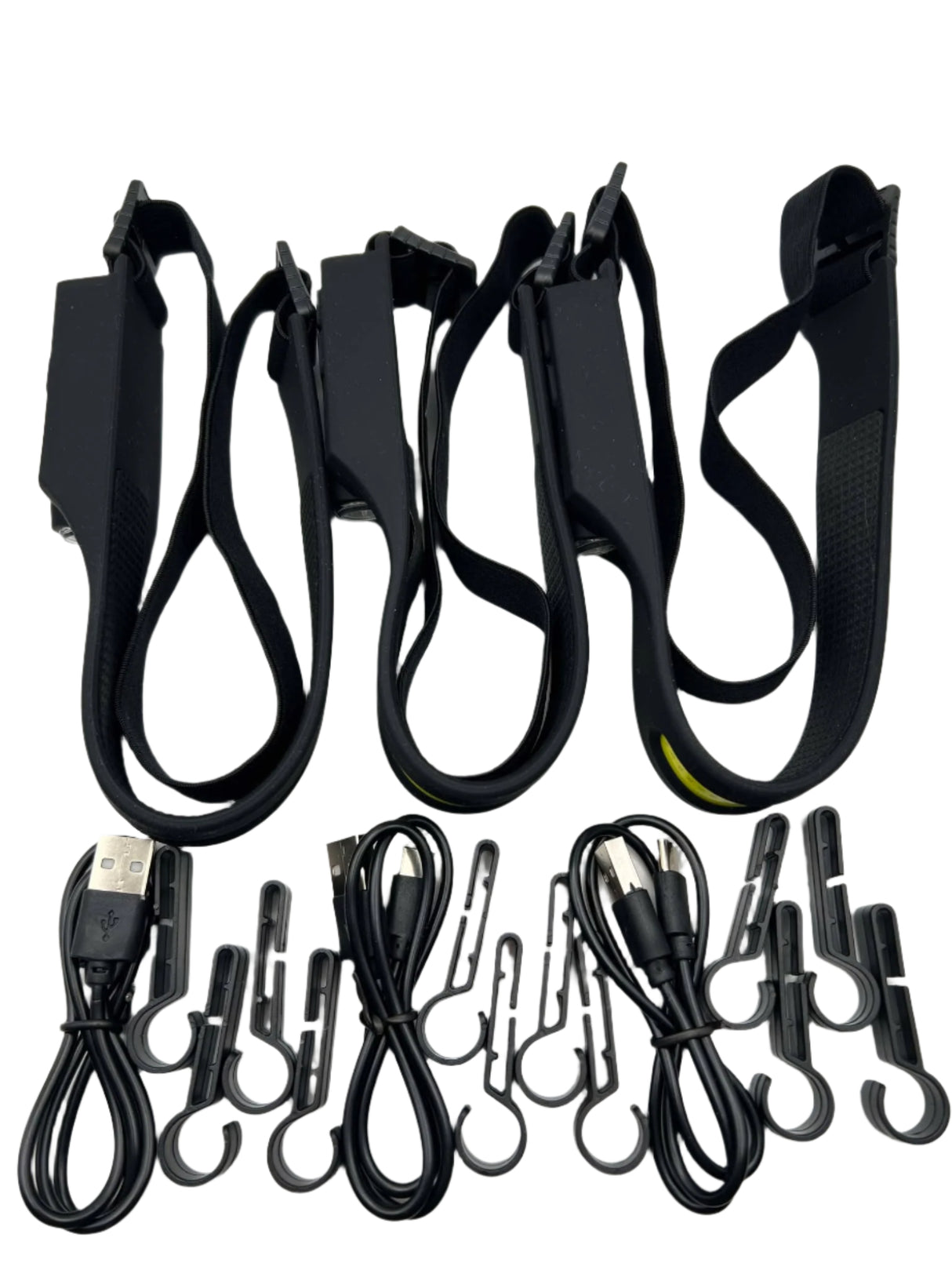 230° USB Rechargeable & Sensor Headlamp 3-Pack