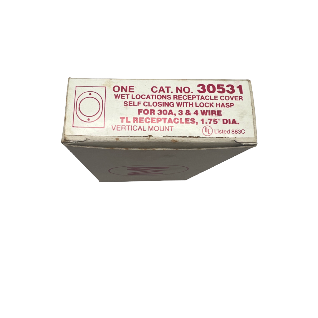 Mulberry Self-Closing, Weatherproof Receptacle Cover