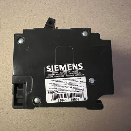 Siemens Q22050CT - 20 and 50 Amp Triplex Circuit Breaker