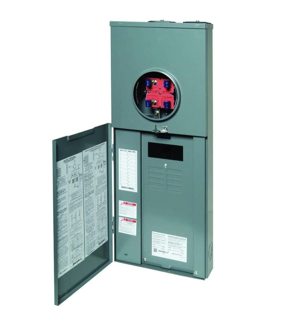 Schneider Electric QC816F200C - 200 Amp, 8 Space Meter Main Combo
