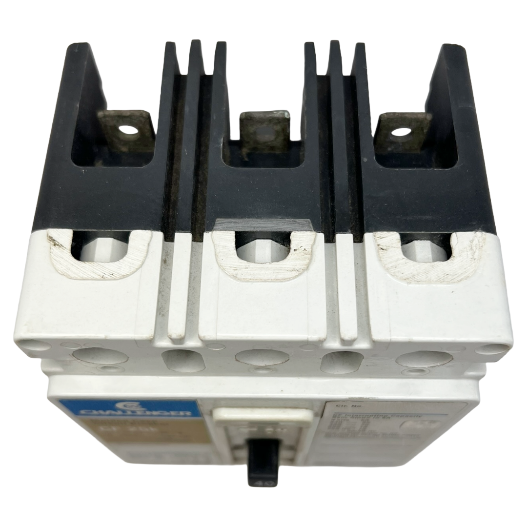 Challenger Type CF 3 Pole, 40 Amp Circuit Breaker