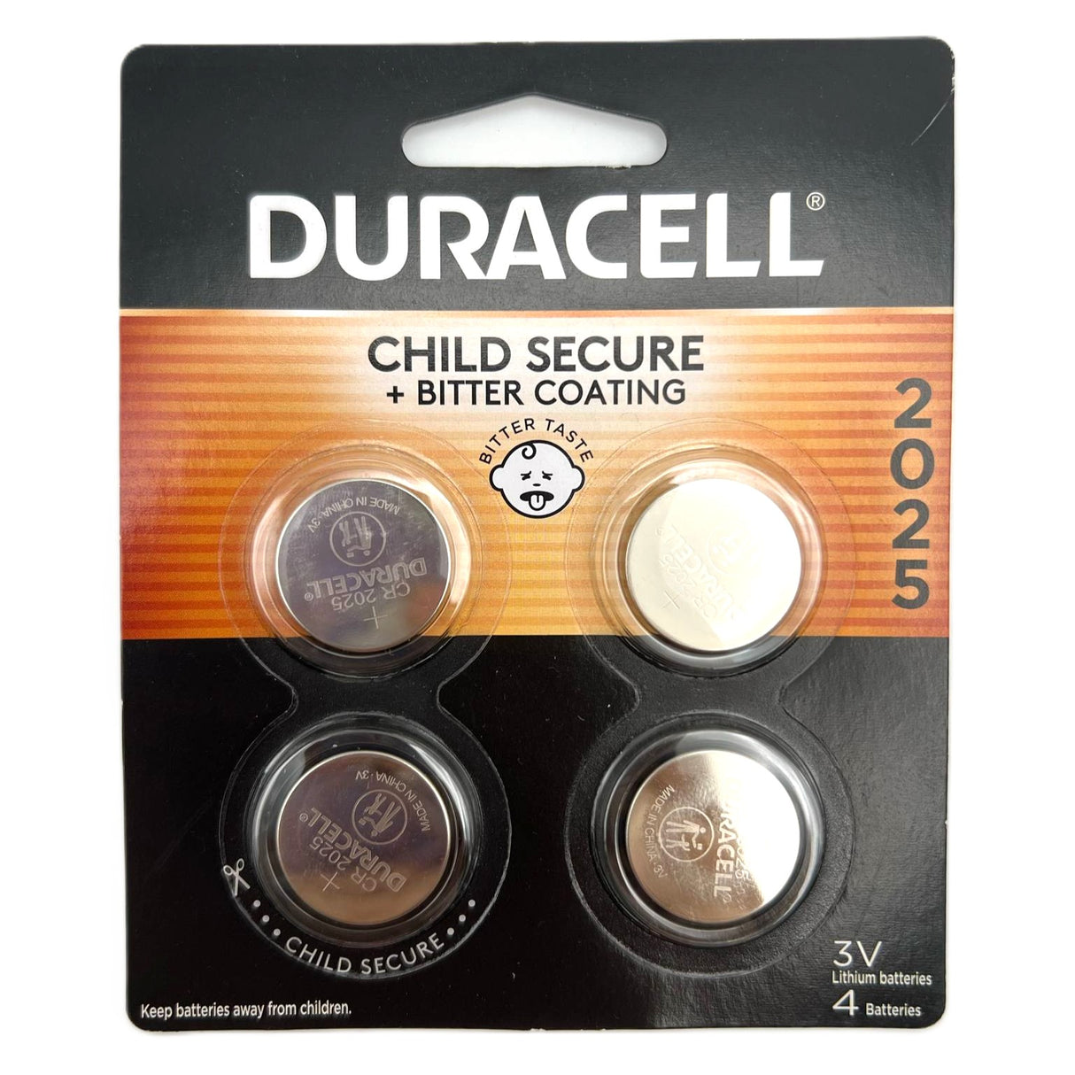 Duracell 2025 3V Battery 4 Pack