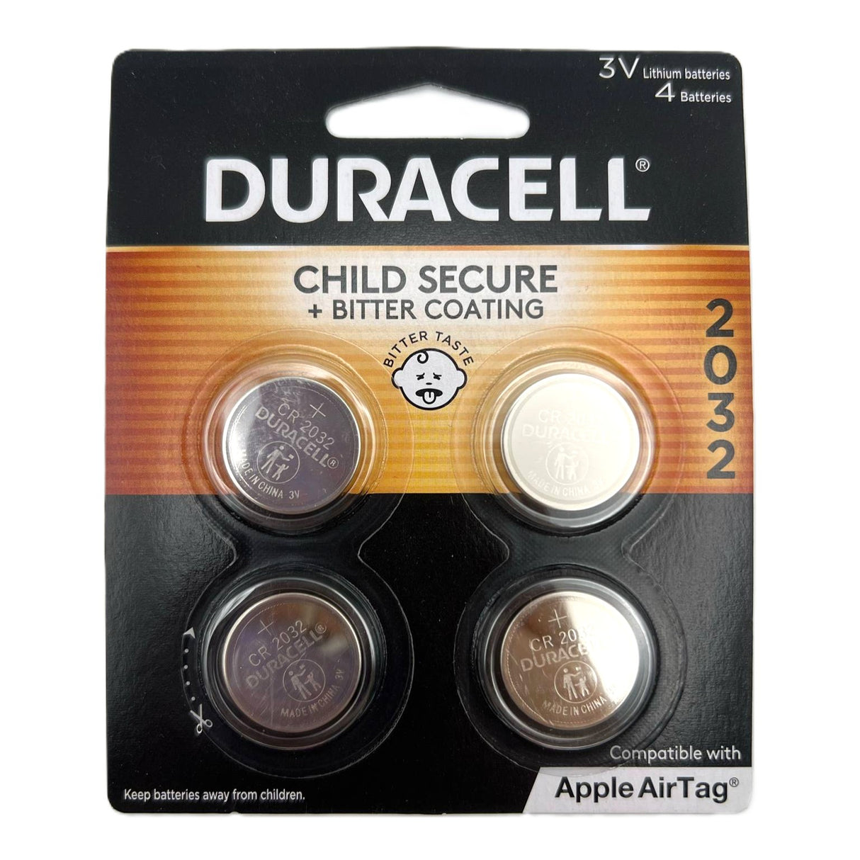 Duracell 2032 3V Battery 4 Pack