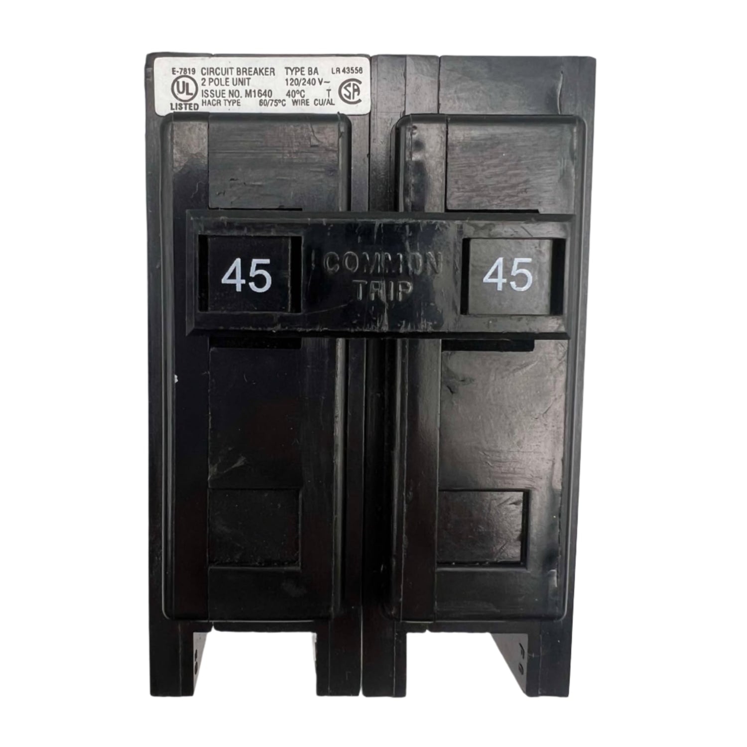Eaton BAB 45 Amp Bolt-On Circuit Breaker