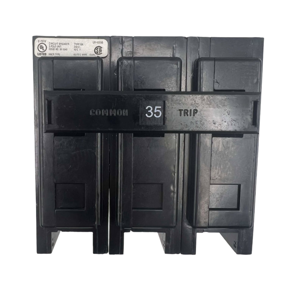 Eaton BAB 35 Amp, 3 Pole Bolt-On Circuit Breaker