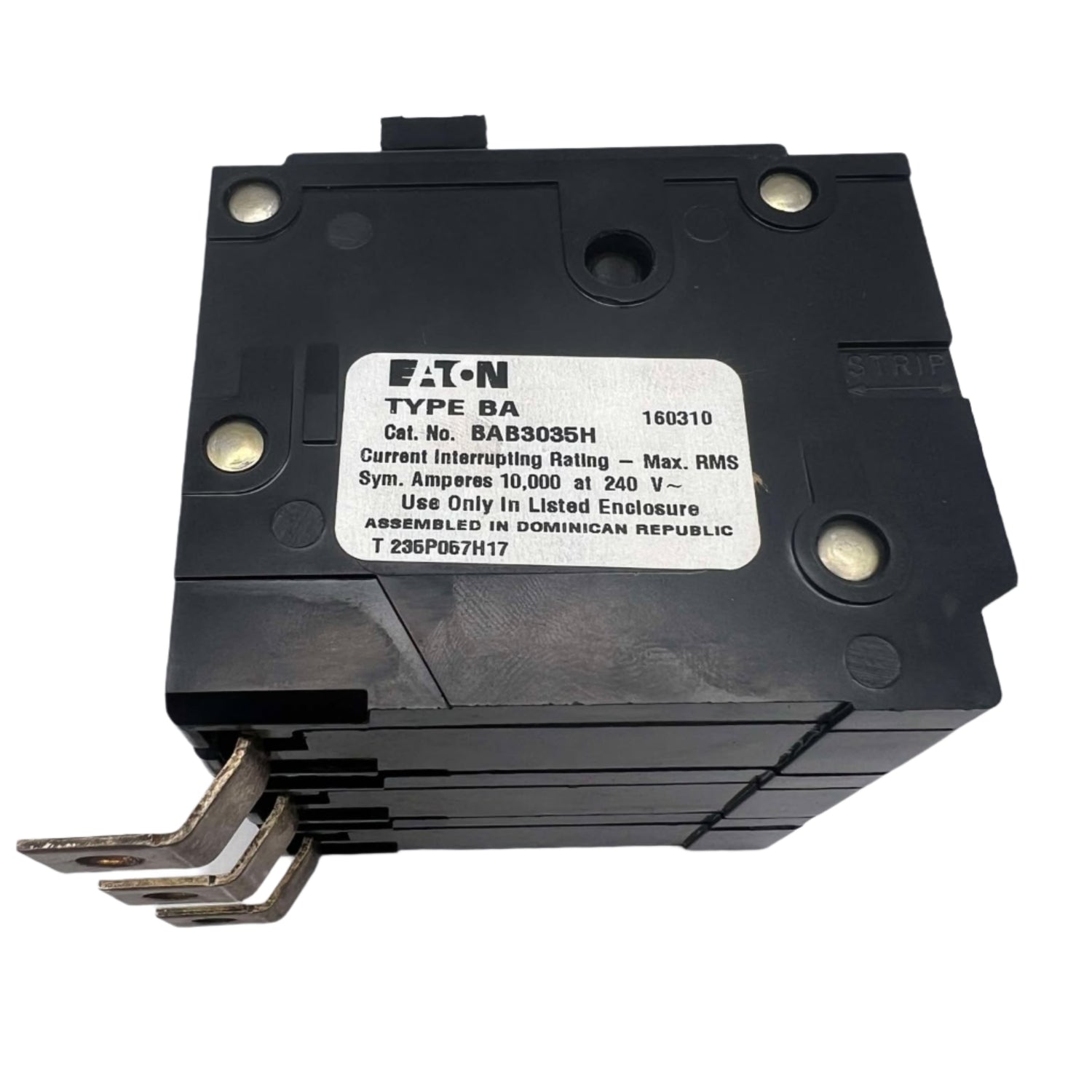 Eaton BAB 35 Amp, 3 Pole Bolt-On Circuit Breaker