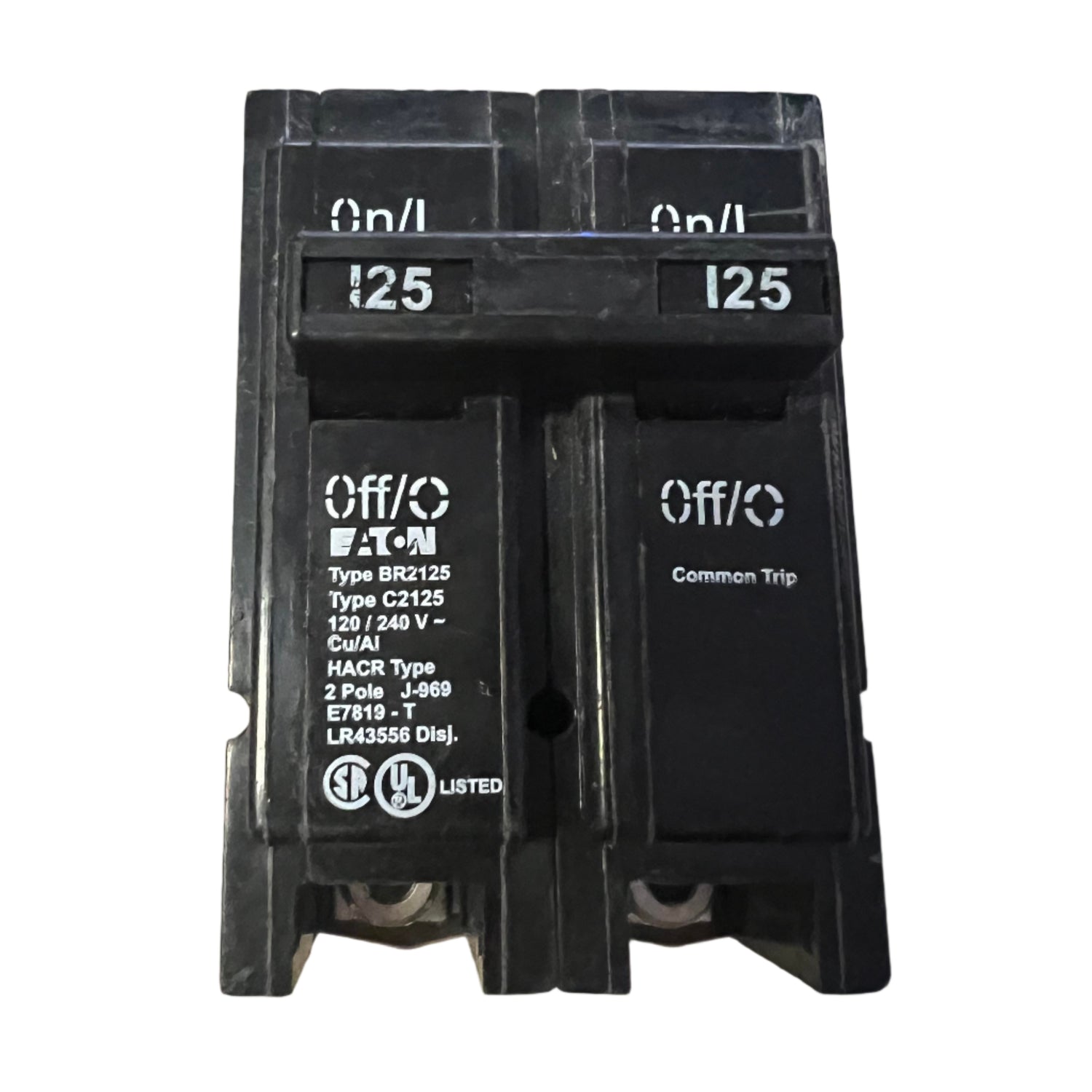 Eaton BR 2 Pole, 125 Amp Circuit Breaker