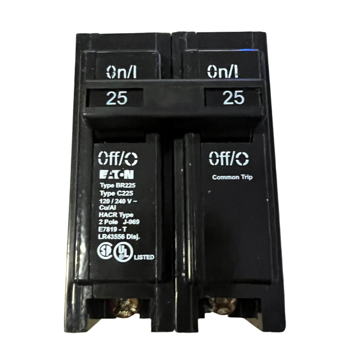 Eaton BR 2 Pole, 25 Amp Circuit Breaker