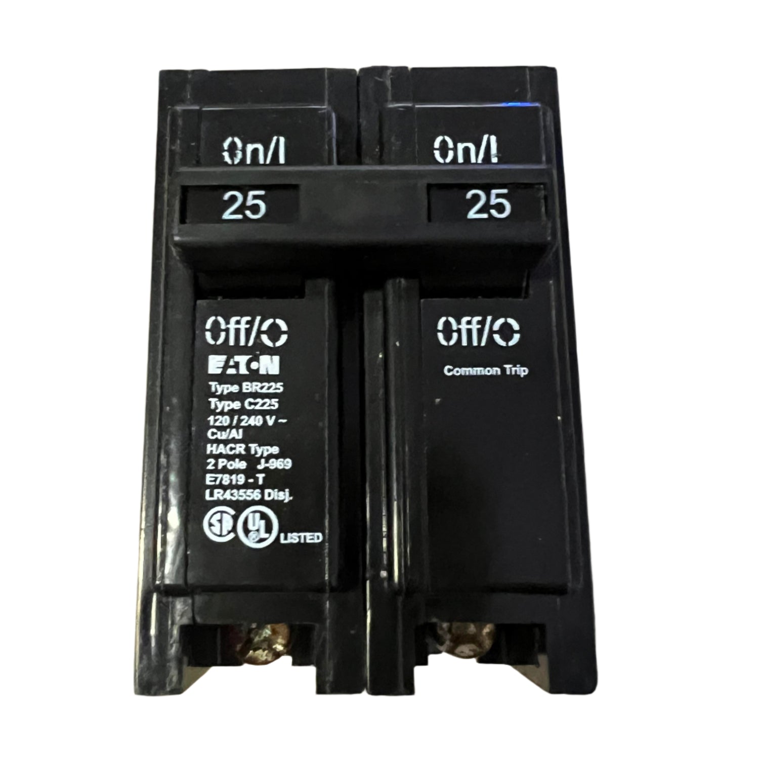 Eaton BR 2 Pole, 25 Amp Circuit Breaker