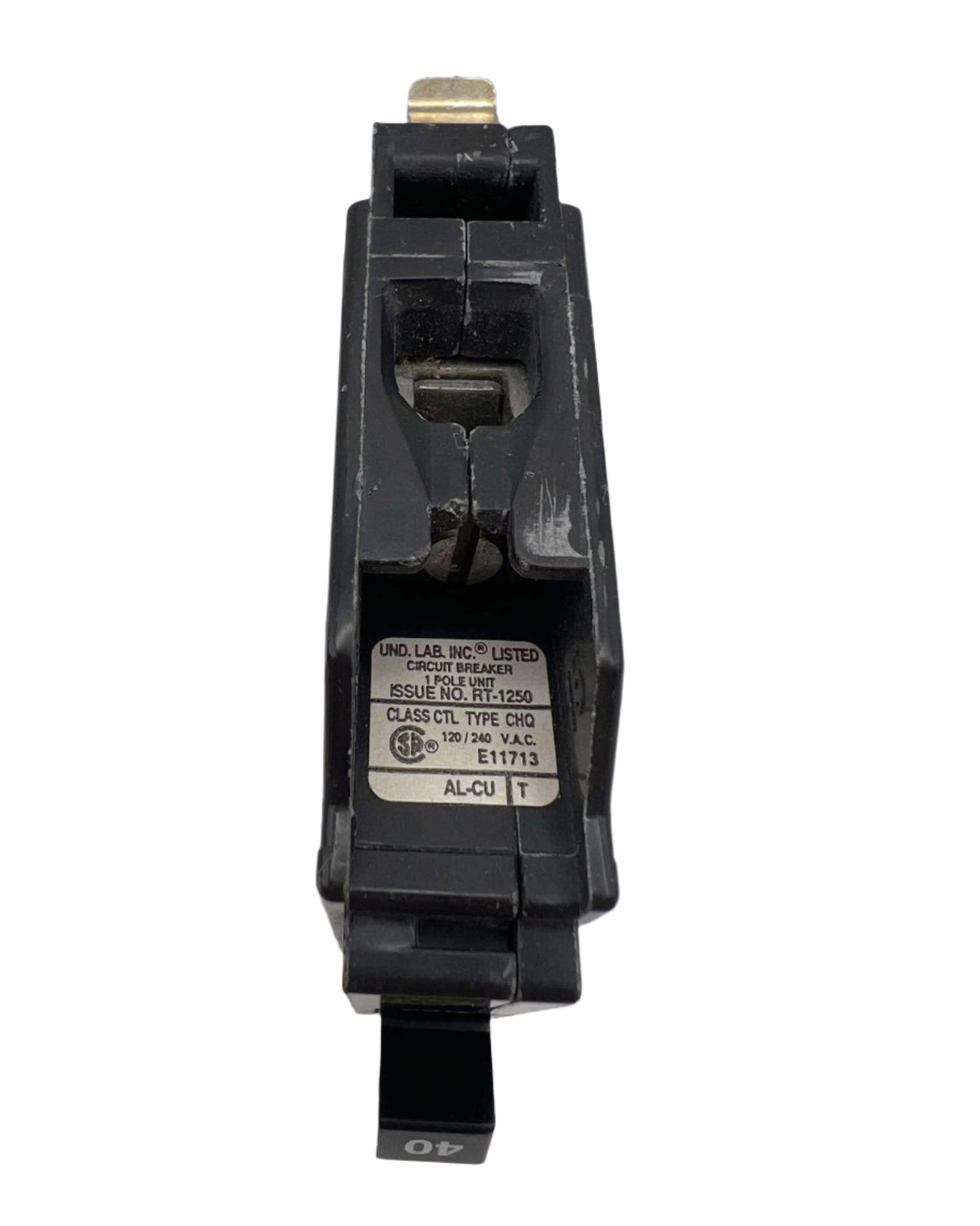 Eaton CHQ 1 Pole, 40 Amp Classified Circuit Breaker