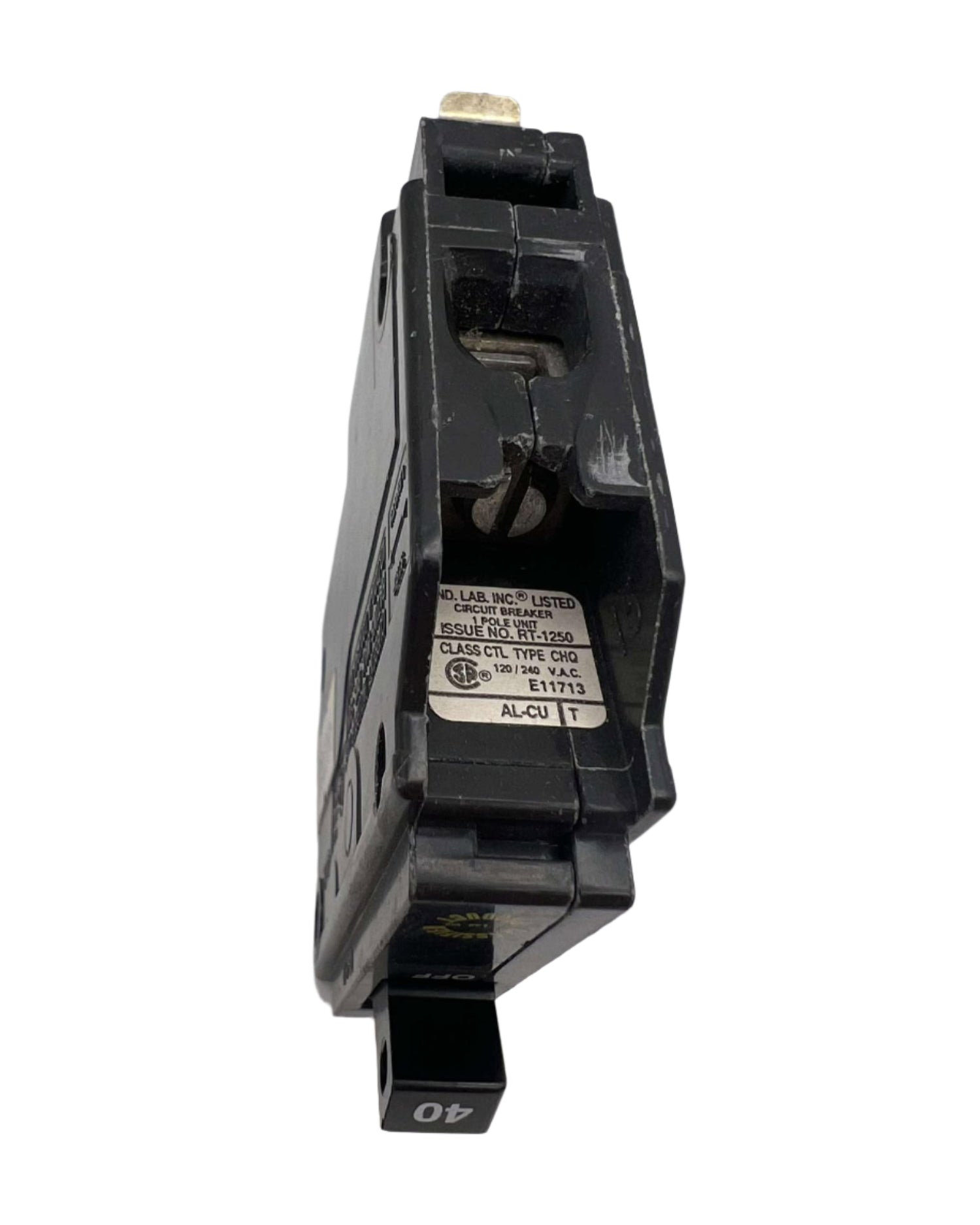 Eaton CHQ 1 Pole, 40 Amp Classified Circuit Breaker