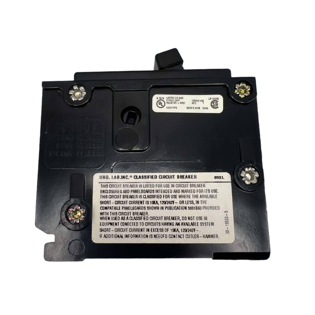 Eaton CL 40 Amp Classified Circuit Breaker