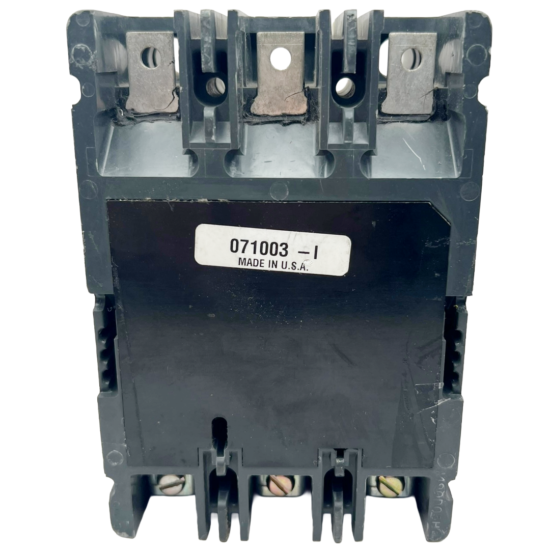 Eaton Type FDB 3 Pole, 25 Amp Circuit Breaker with Shunt Trip