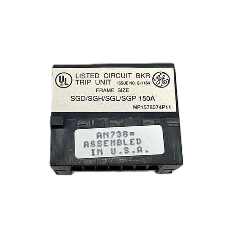 rating plug unit with UL and GE branding on a white background