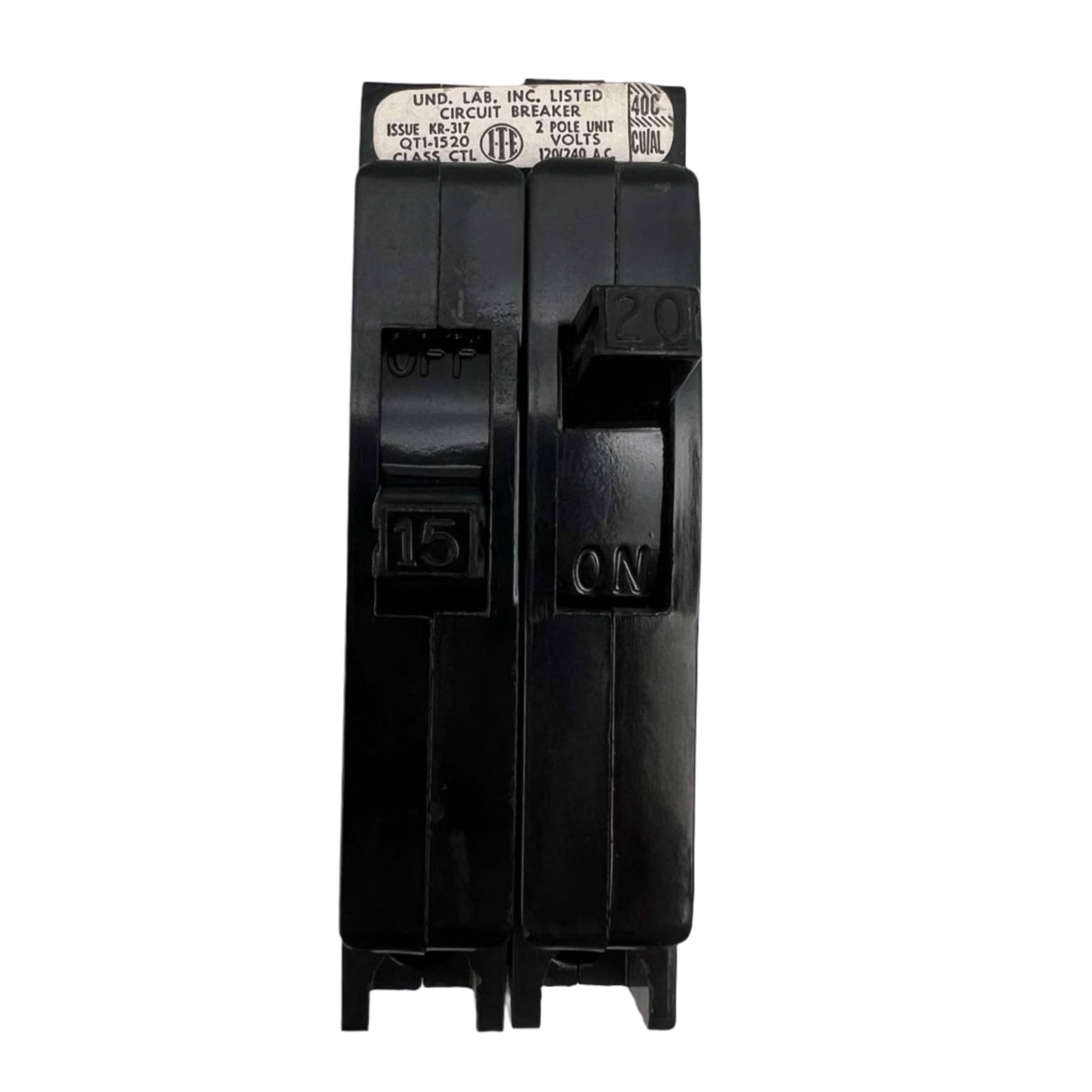 ITE 15/20 Amp QT1 Tandem Circuit Breaker