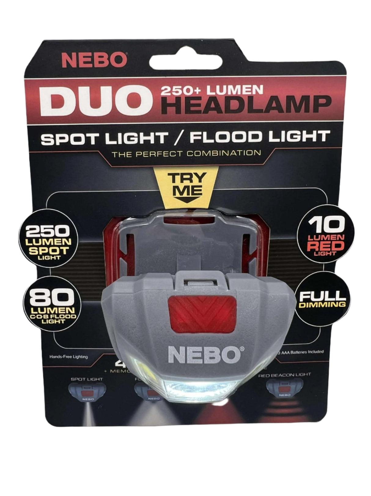 Nebo Duo 250 Lumen Headlamp