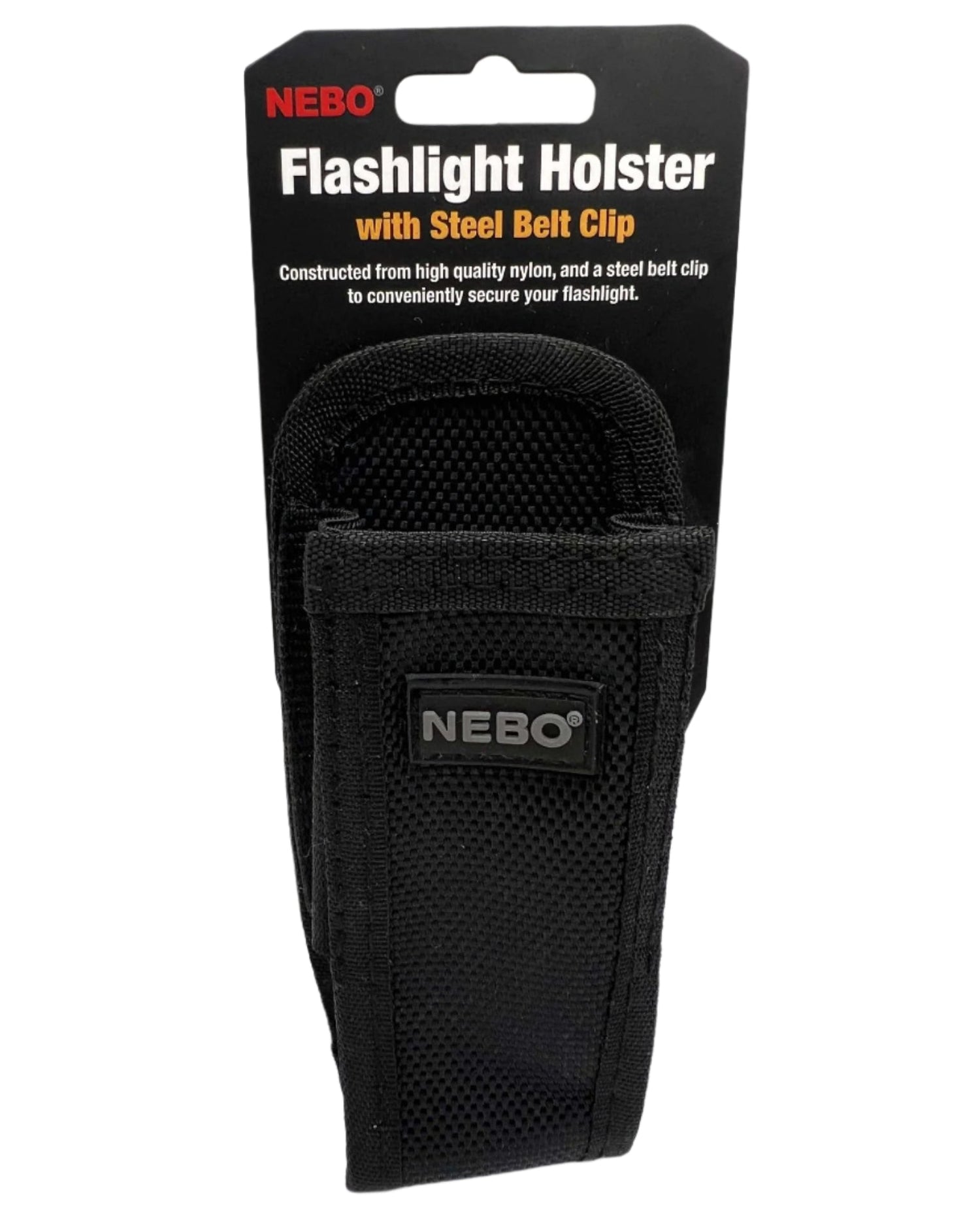 Nebo Flashlight Holster with Steel Belt Clip