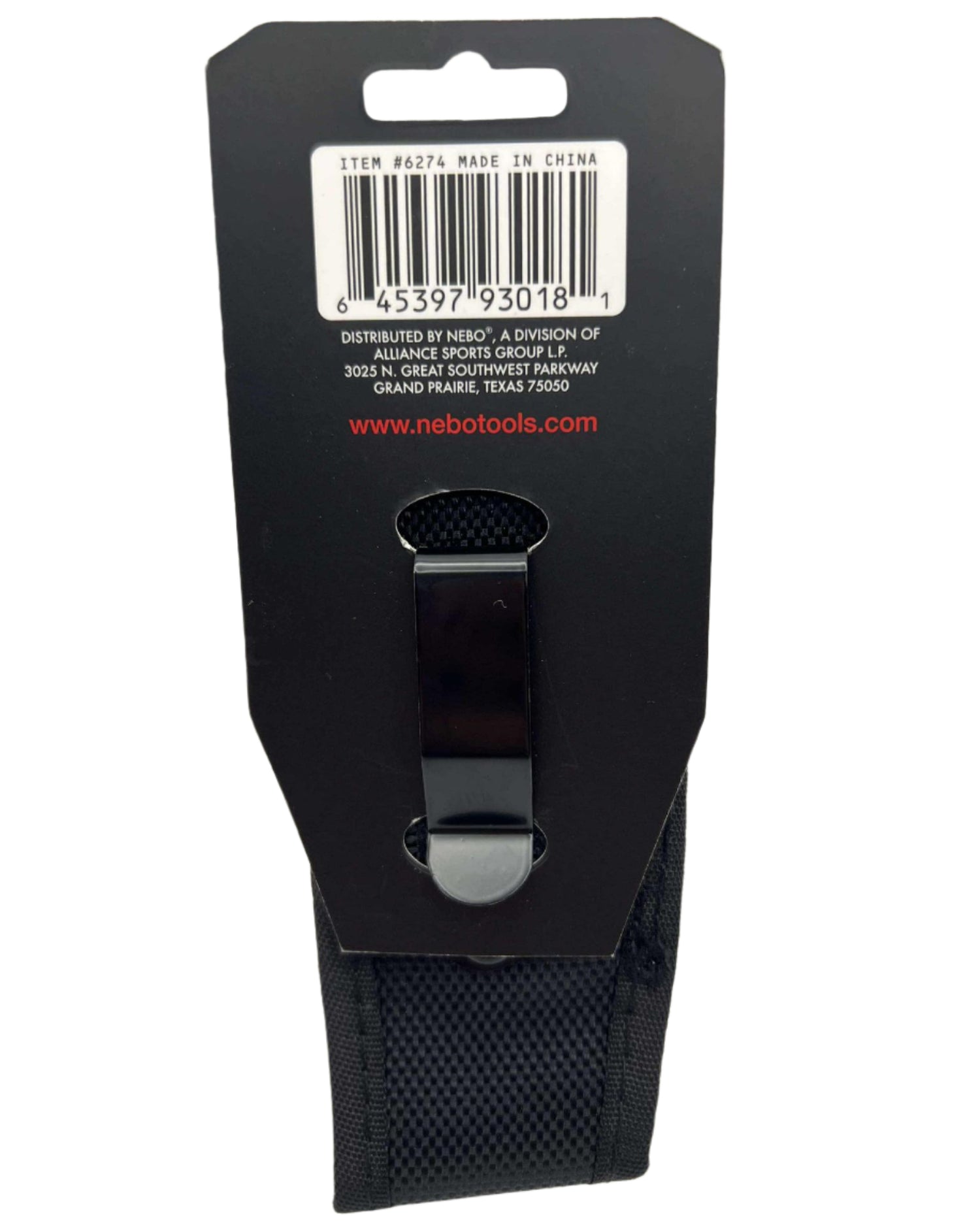Nebo Flashlight Holster with Steel Belt Clip