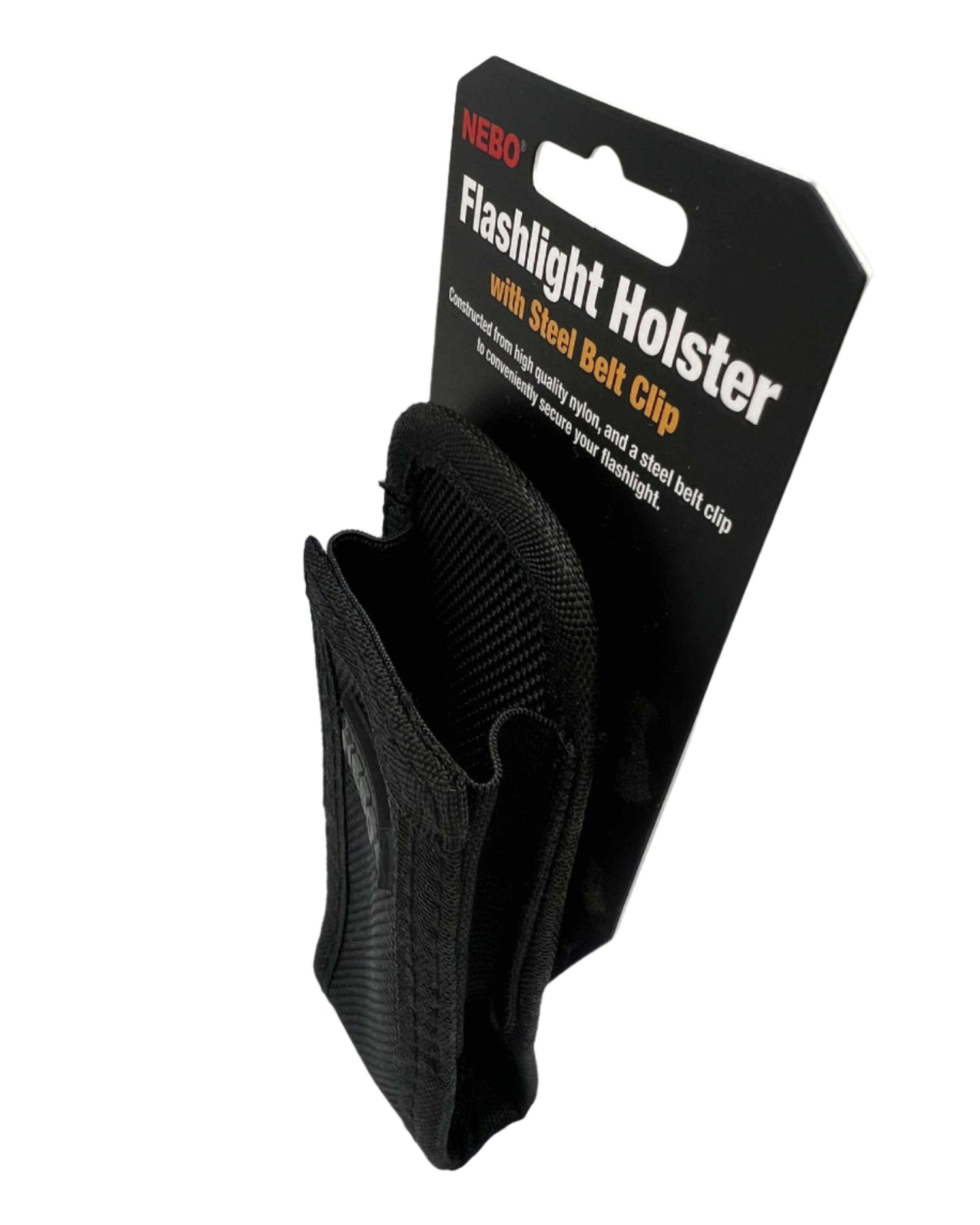 Nebo Flashlight Holster with Steel Belt Clip