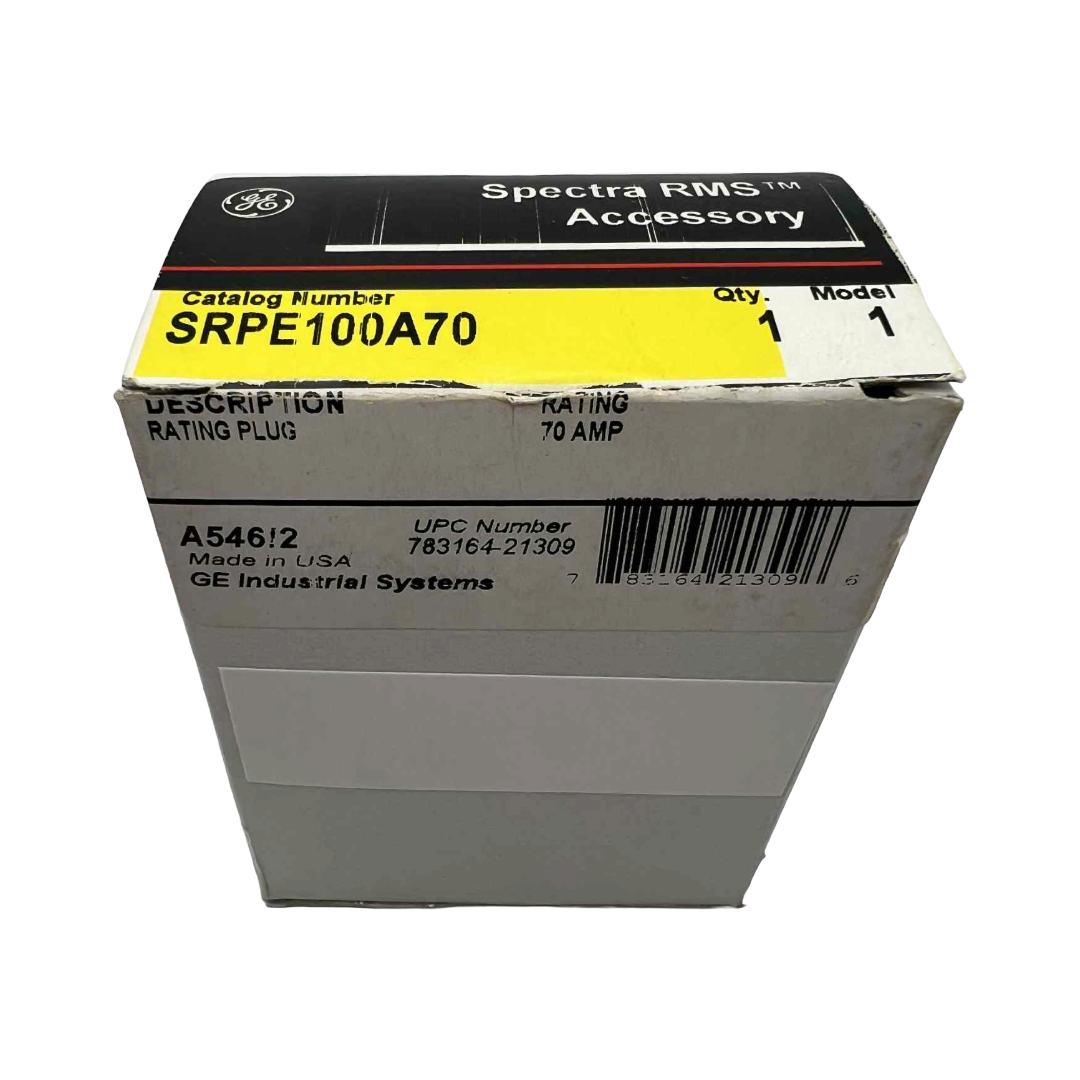 Box of Spectra RMS accessory with GE branding on a white background