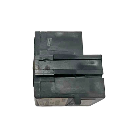 Electrical circuit breaker trip unit on a white background