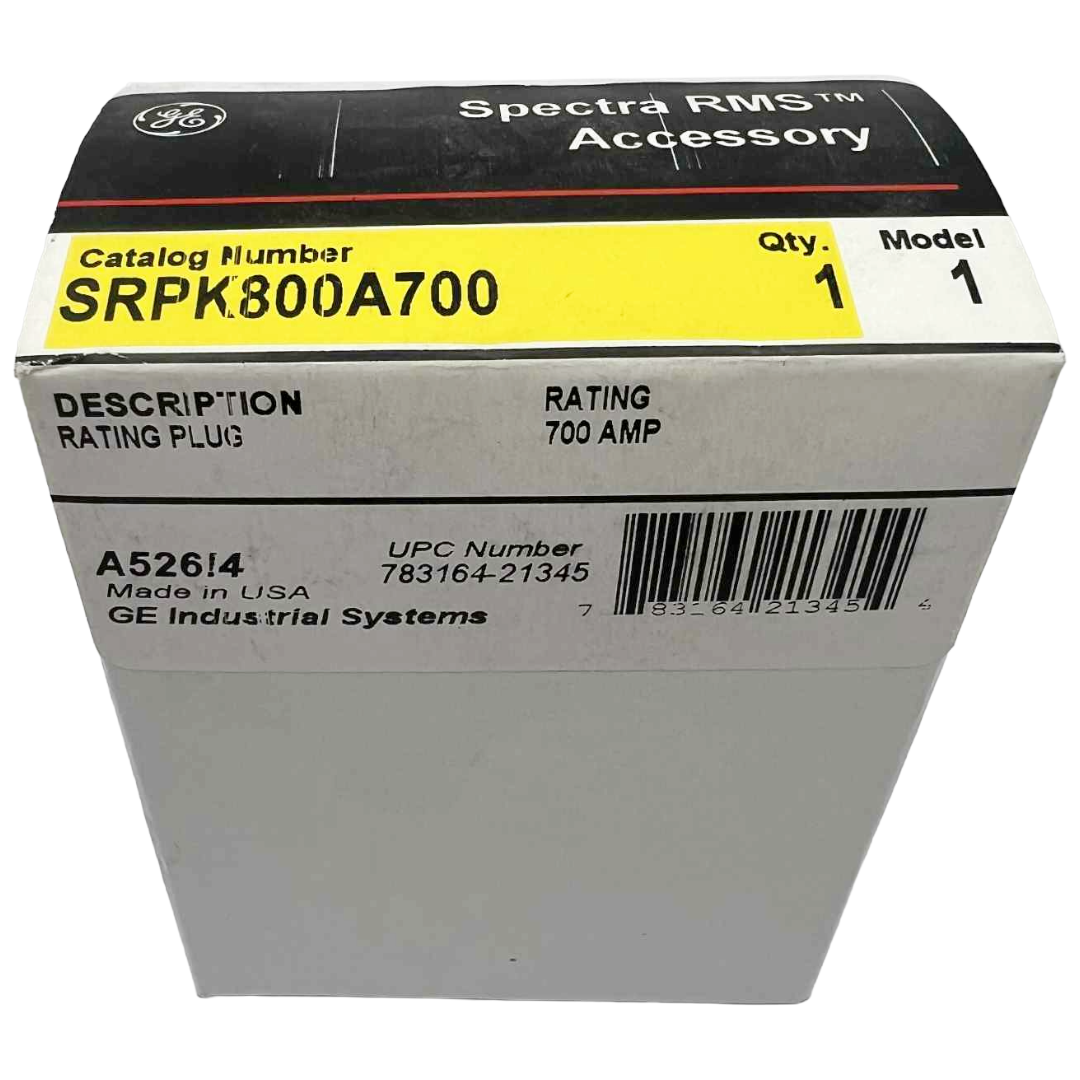 GE 700 Amp, Type SRPK800A Rating Plug