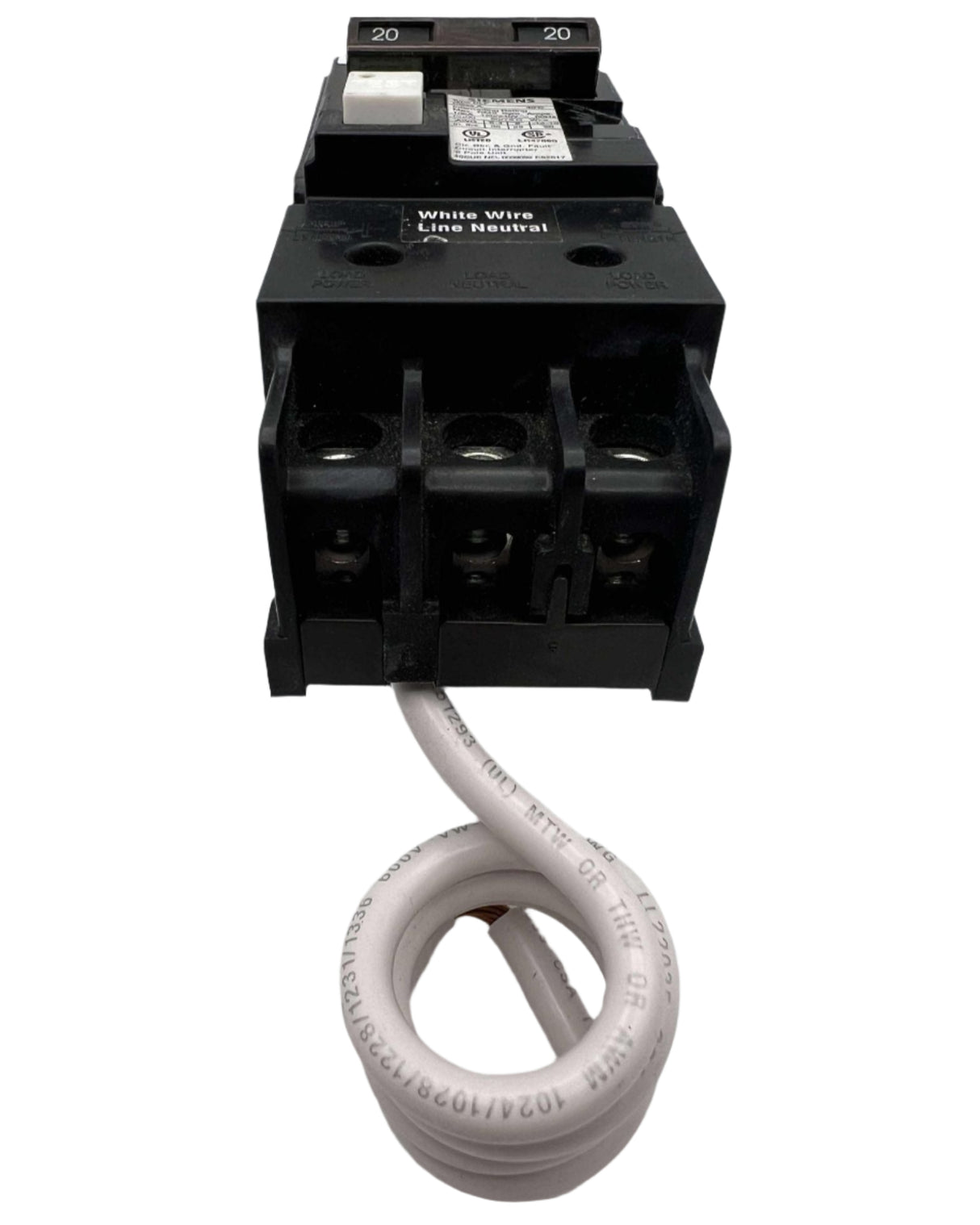 Siemens BF220A - 20 Amp Ground Fault Bolt-On Circuit Breaker