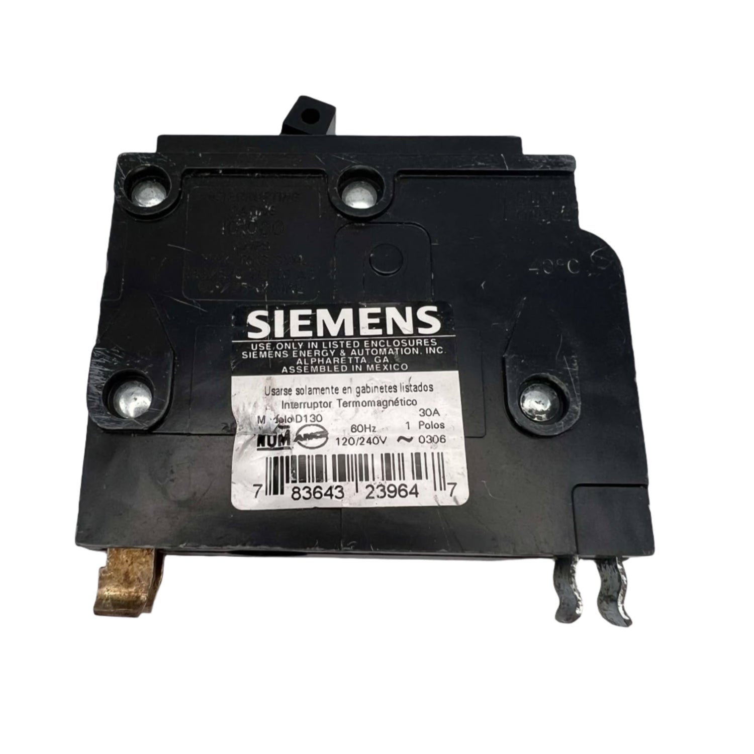 Siemens D130 - 30 Amp Classified Circuit Breaker