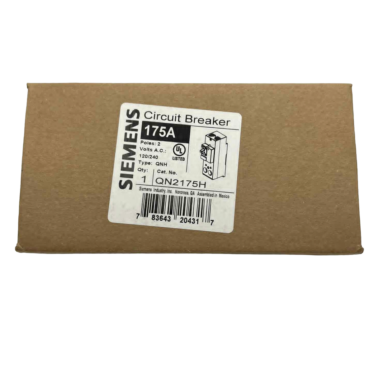 Siemens QNH 175 Amp Circuit Breaker