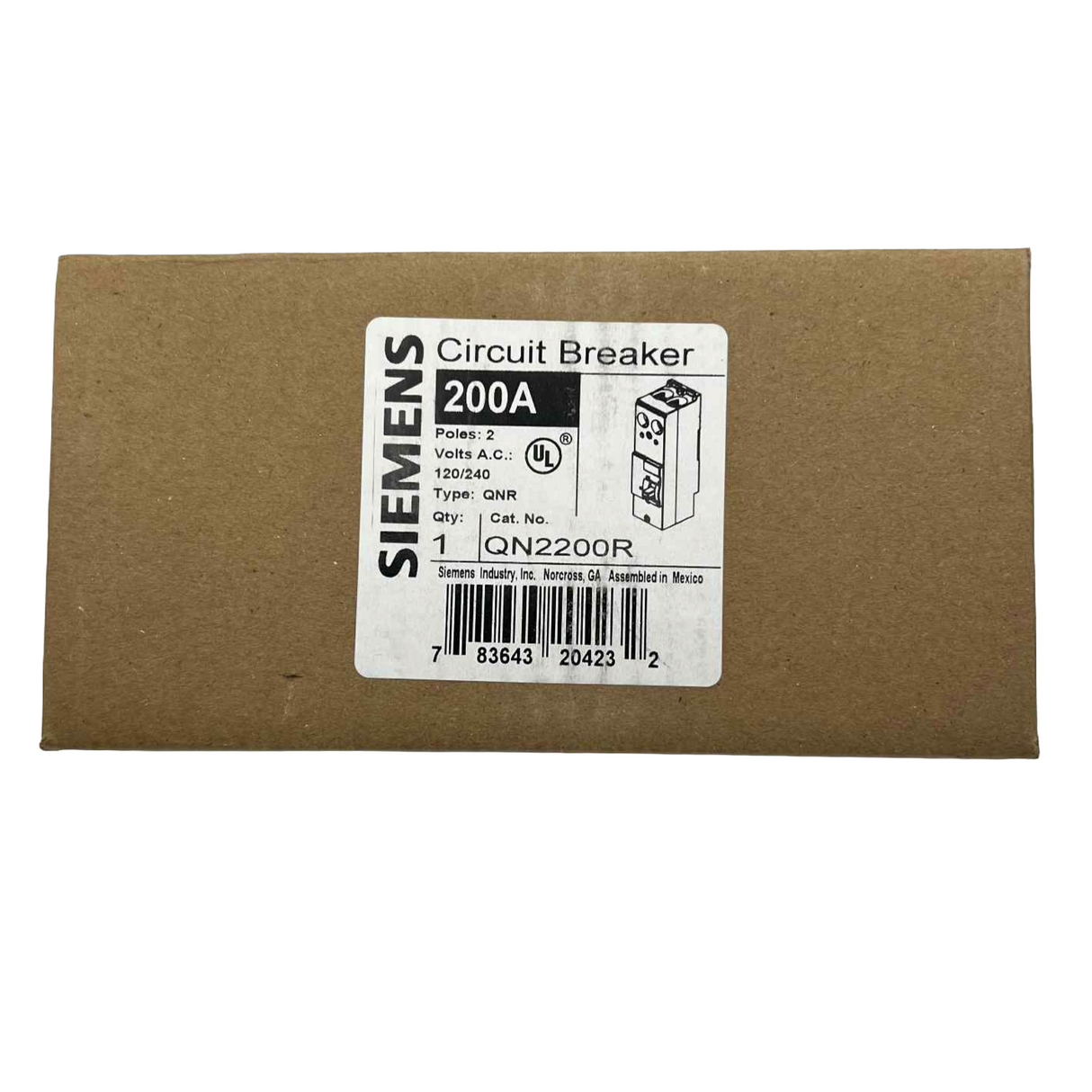 Siemens QNR 200 Amp Circuit Breaker