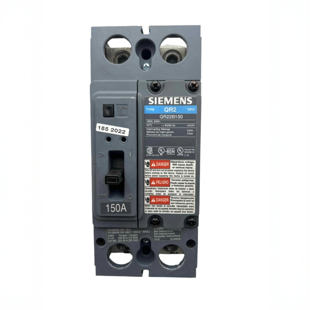 Siemens QR 150 Amp, Bolt-On Circuit Breaker with Line/Load Side Lugs
