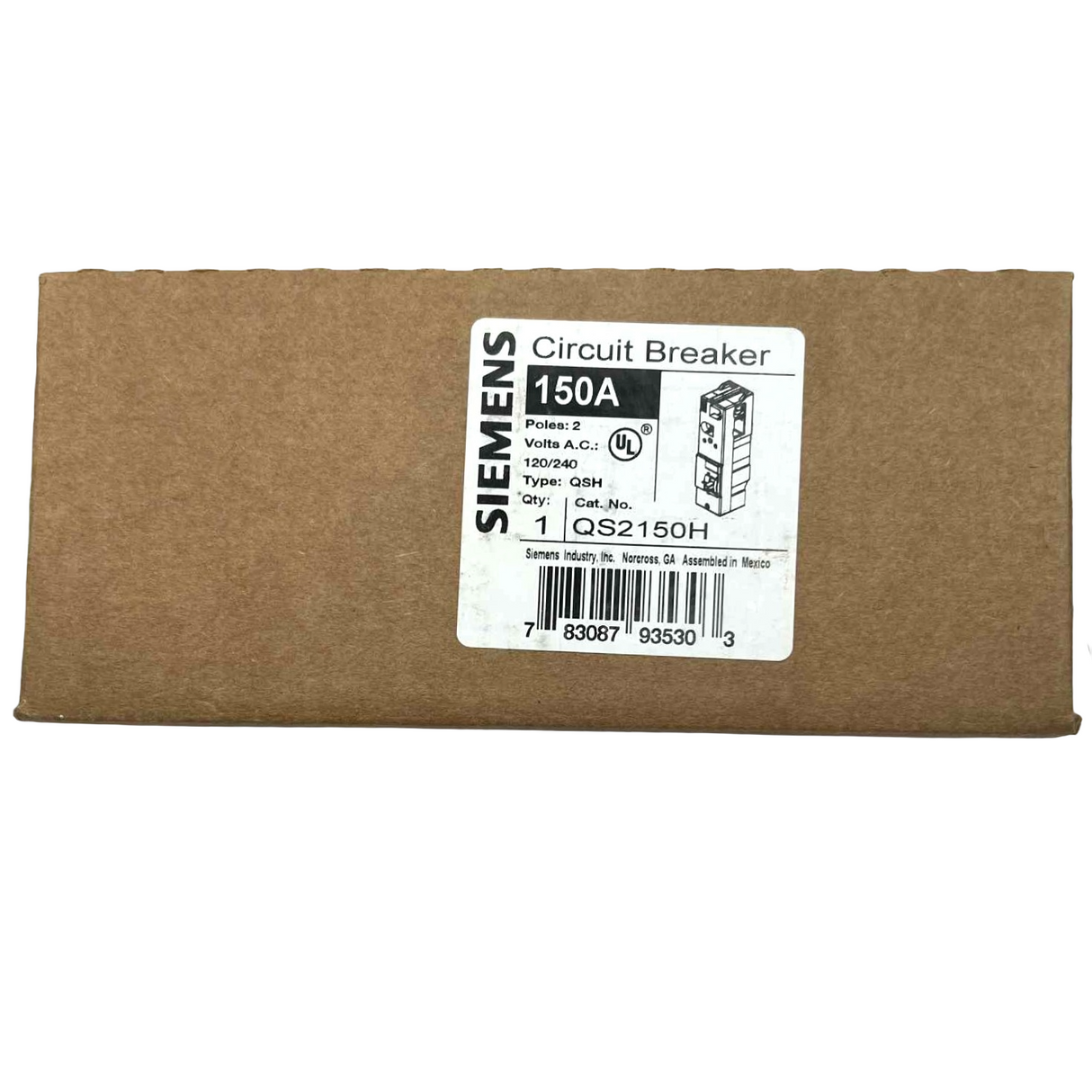 Siemens QS 2 Pole, 150 Amp, 22kA Circuit Breaker