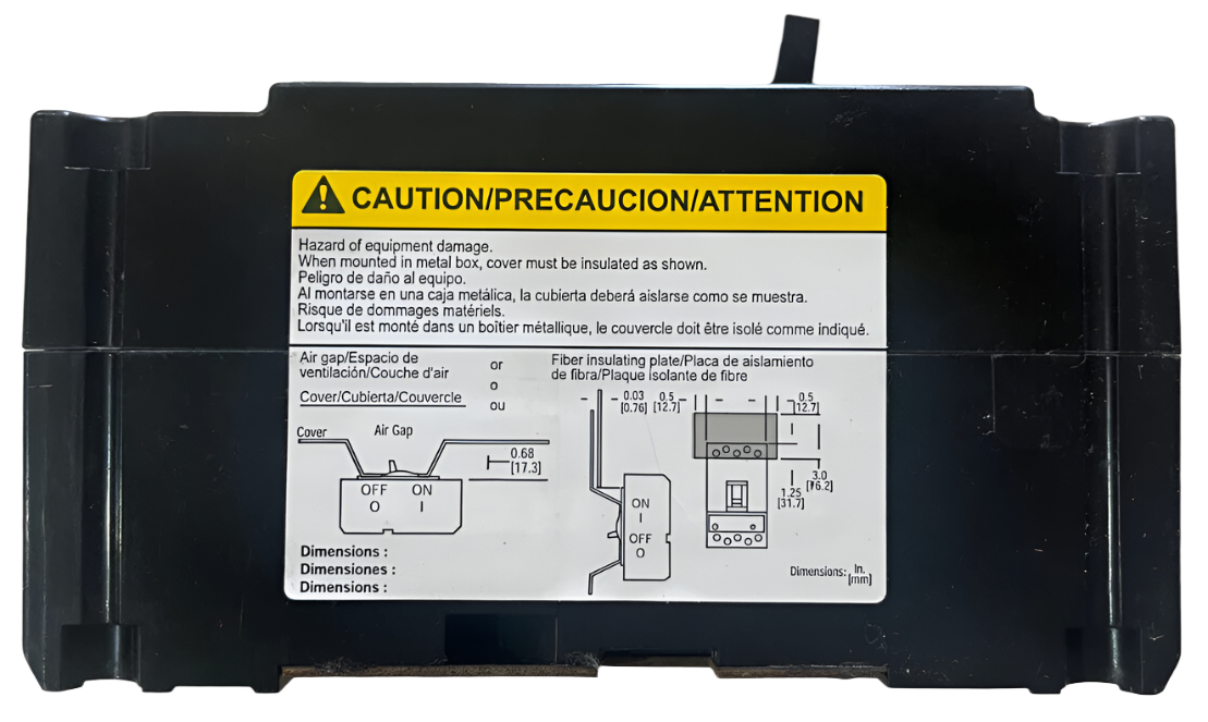 Square D FAL 2 Pole, 60 Amp Feed-Thru Circuit Breaker