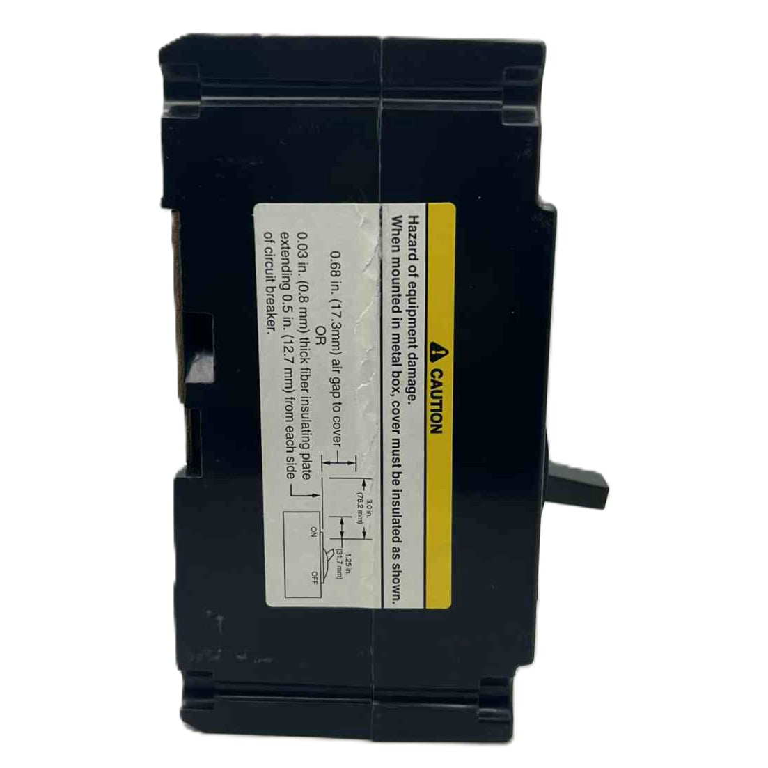 Square D FAL 3 Pole, 25 Amp Feed-Thru Circuit Breaker