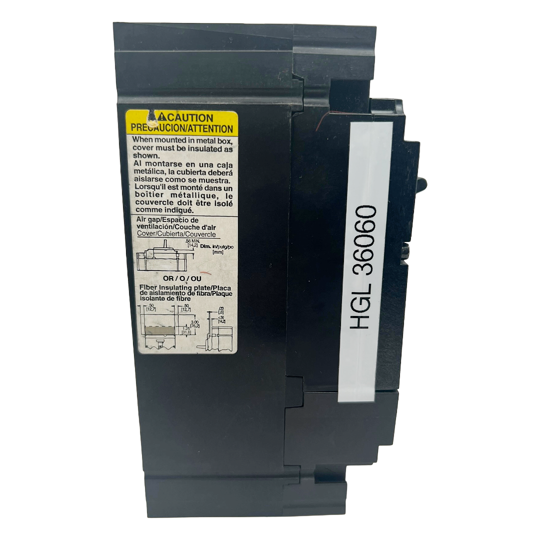 Square D HGL 3 Pole, 60 Amp PowerPact Circuit Breaker