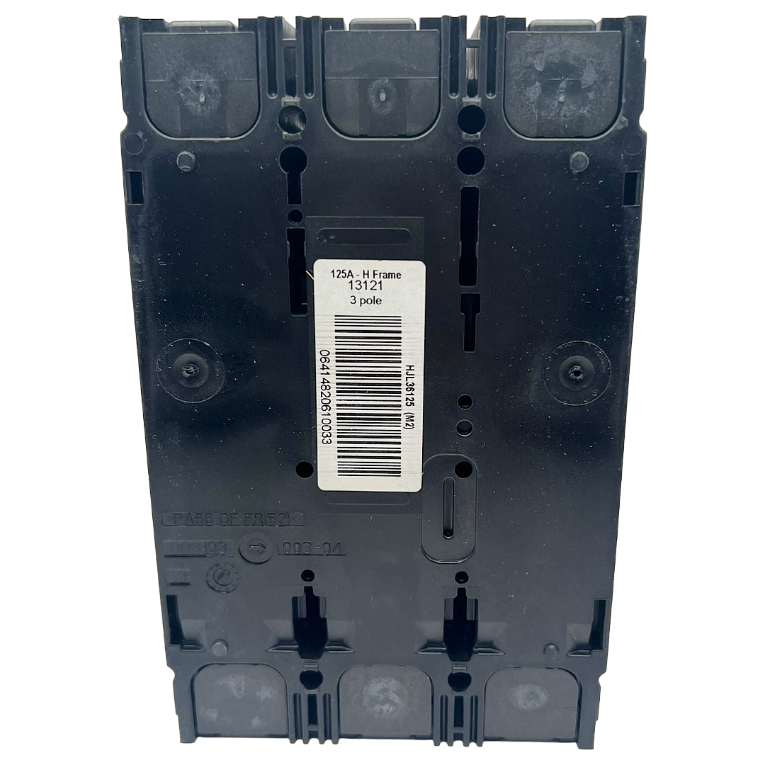 Square D HJL 3 Pole, 125 Amp, 600VAC PowerPact Circuit Breaker