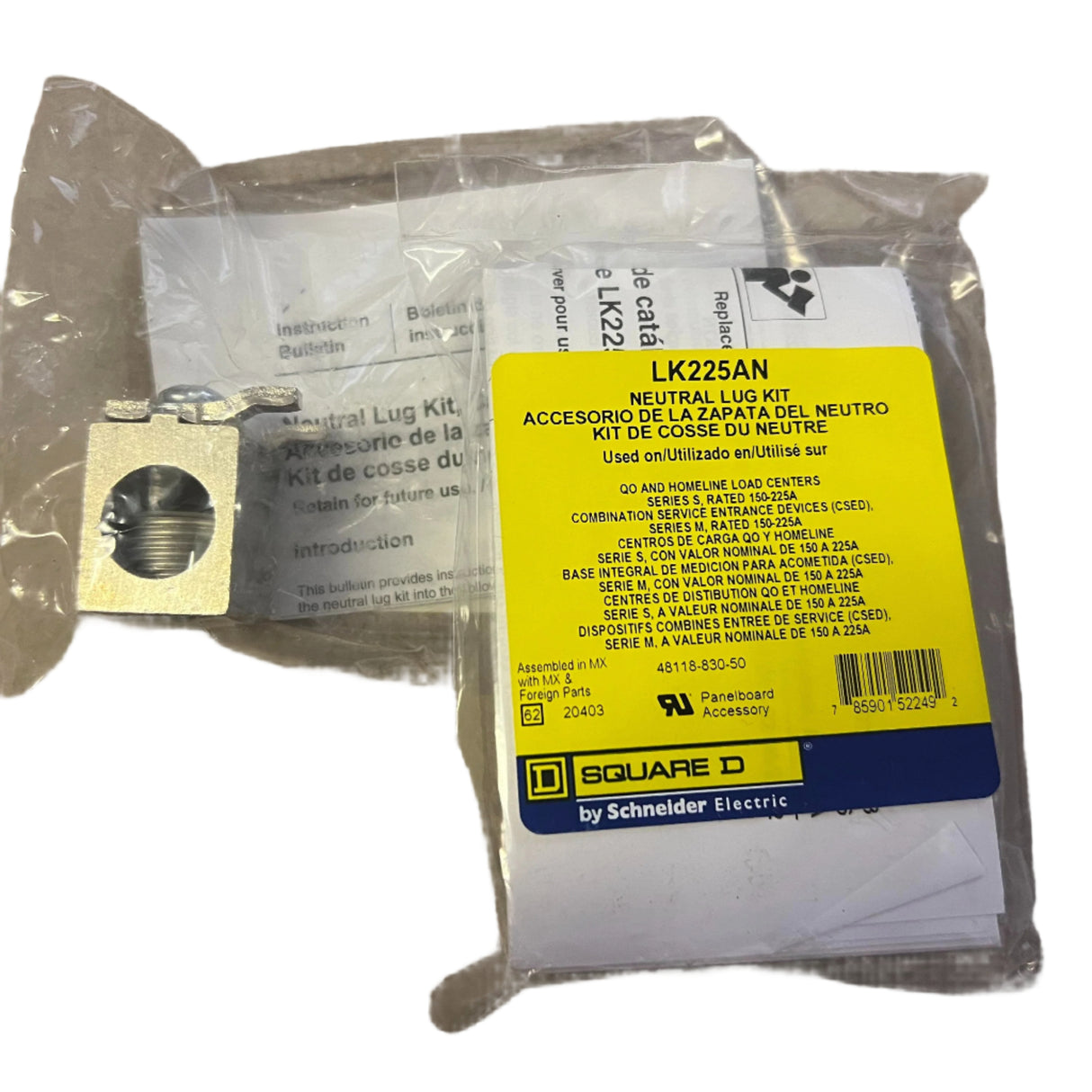 Square D HOM2150BB - 150 Amp Plug-In Branch Circuit Breaker