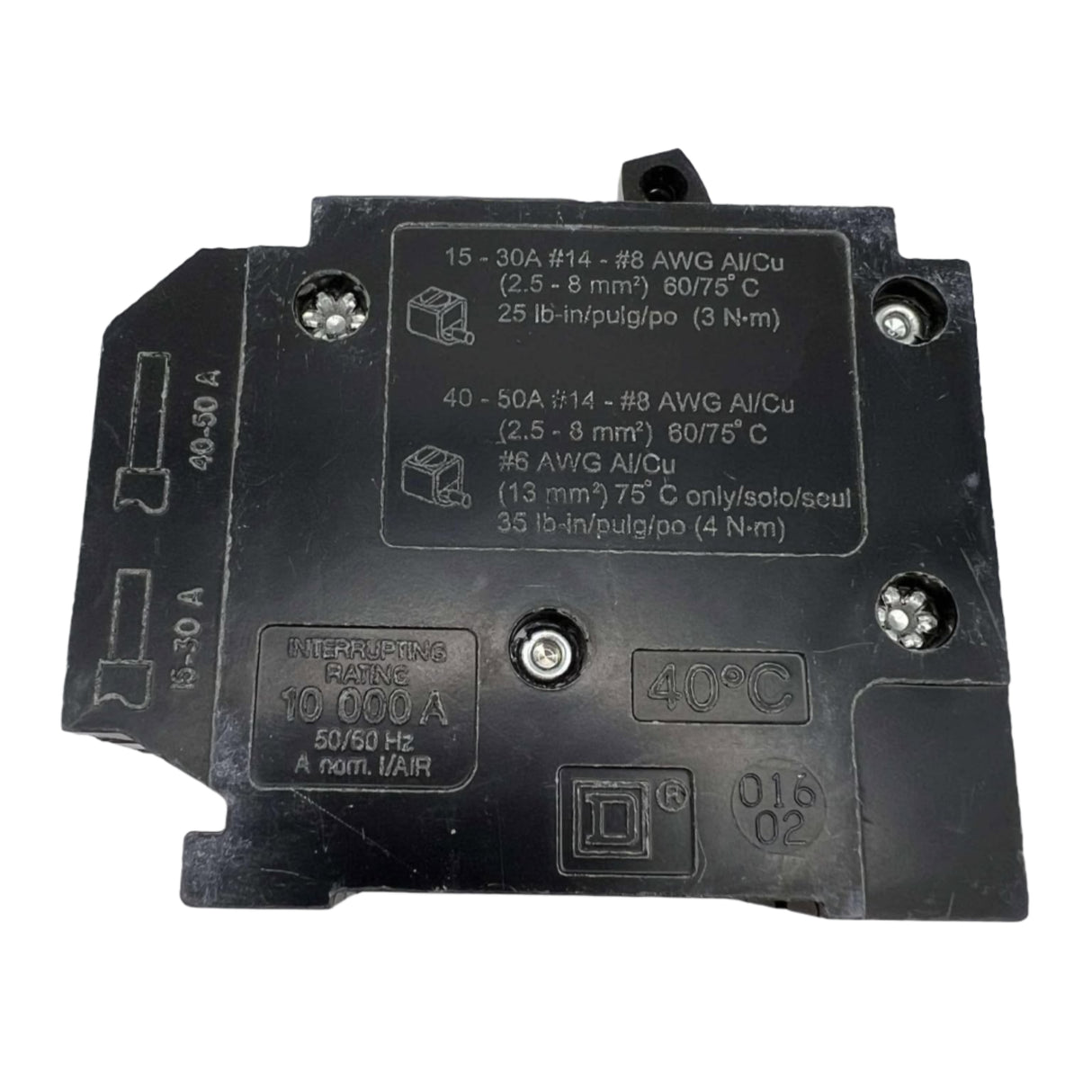 Square D HOMT1515250 Quad Tandem Circuit Breaker