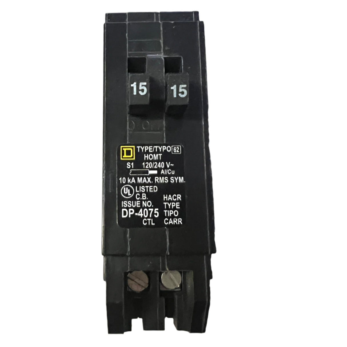 Square D HOMT1515 - 15 Amp Tandem Circuit Breaker