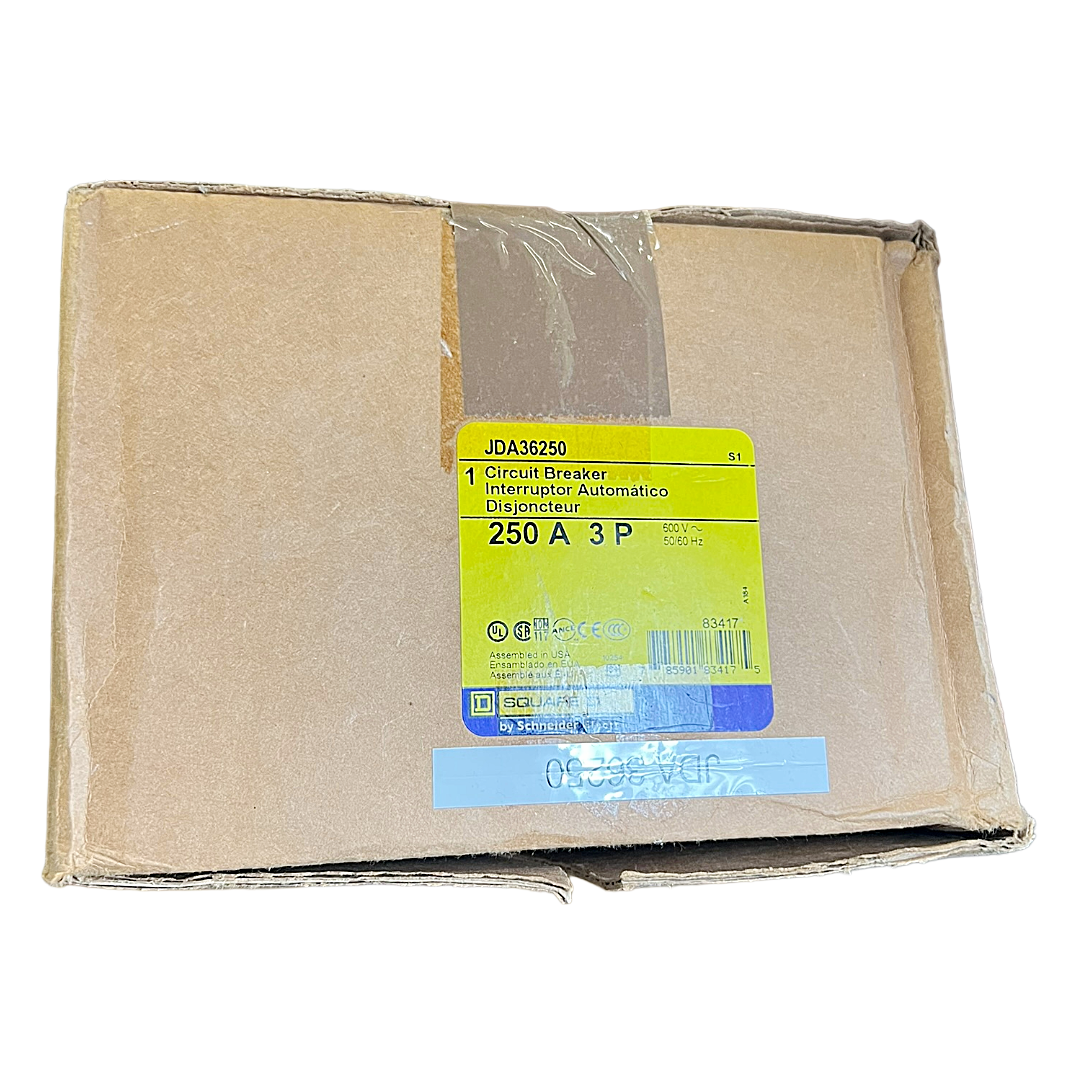 Square D JDA 3 Pole, 250 Amp PowerPact Circuit Breaker