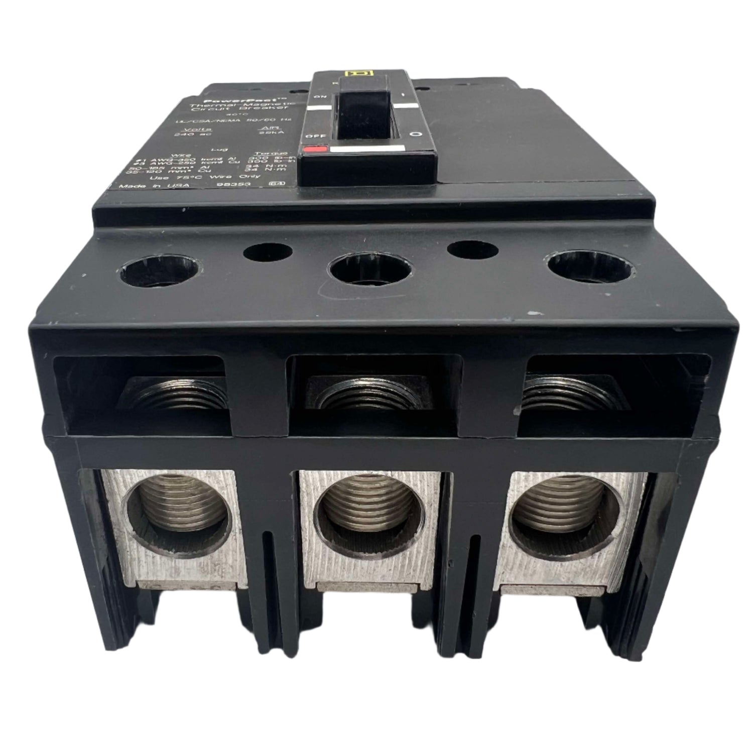 Square D KDL32250 - 250 Amp PowerPact Circuit Breaker