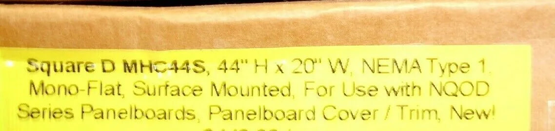 Square D MHC44S - Surface Panel Cover