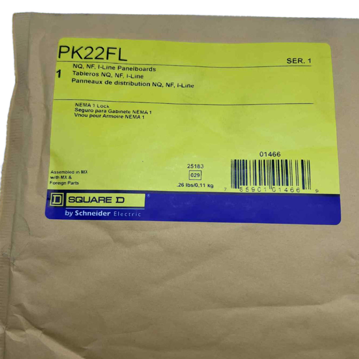Square D NEMA 1 Lock