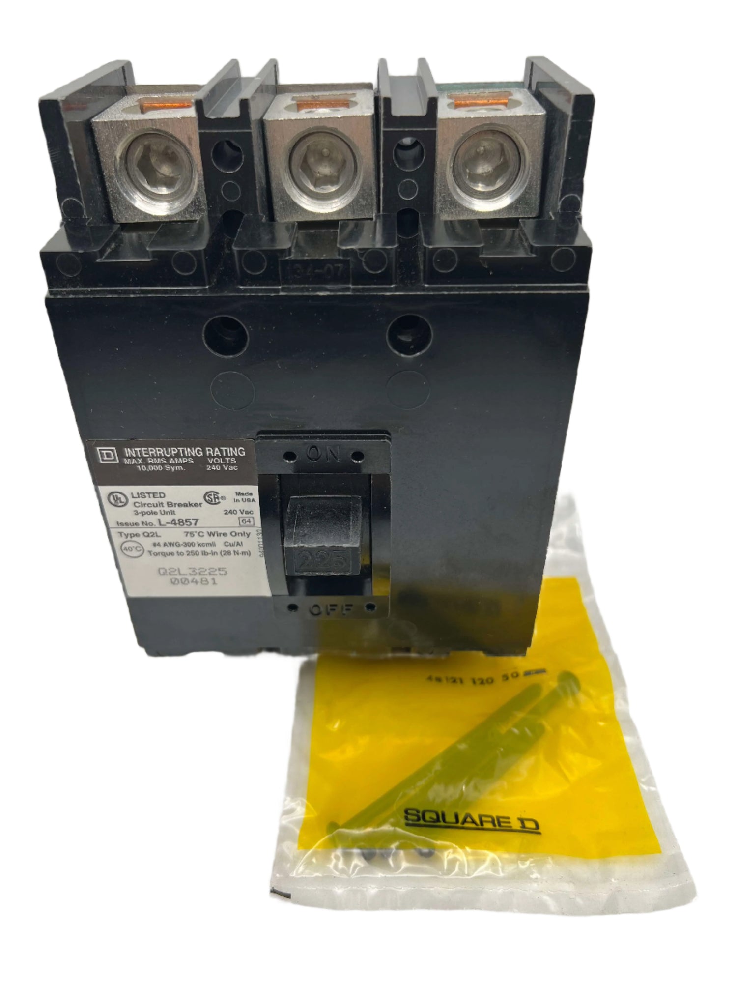 Square D Q2L3225 - 225 Amp Circuit Breaker