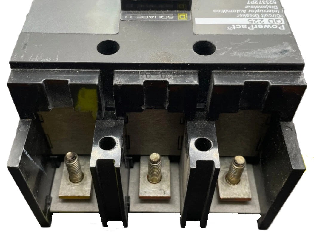 Square D QDF 225 Amp, 3 Pole TS Circuit Breaker