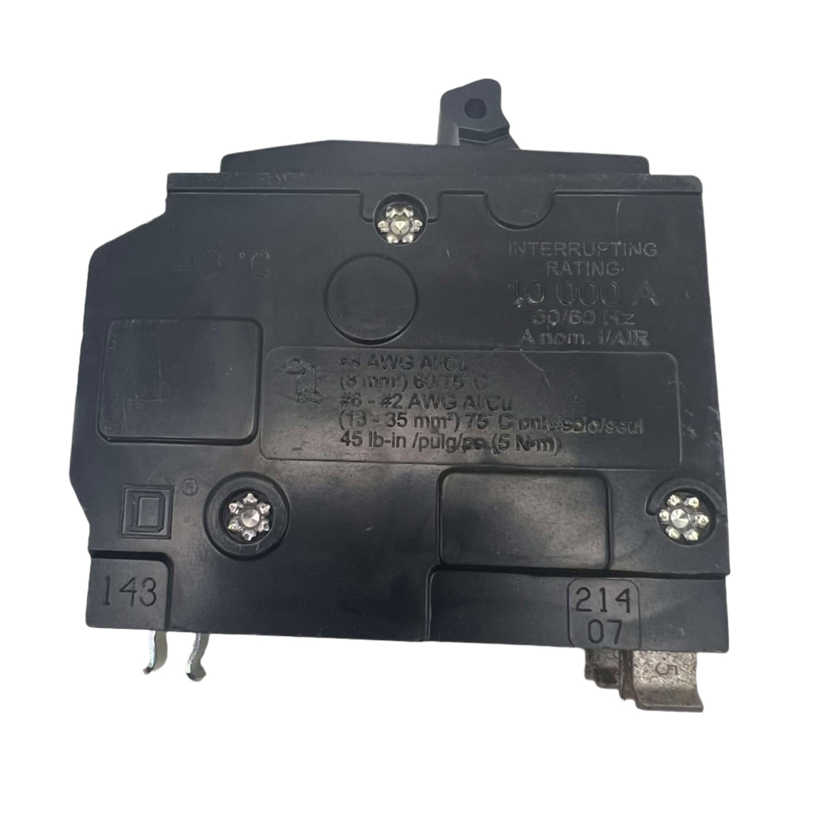 Square D QO 20 Amp Circuit Breaker with High Amp Lugs