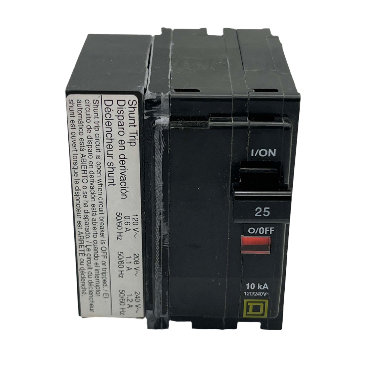 Square D QO2251021 - 25 Amp Circuit Breaker With Shunt Trip