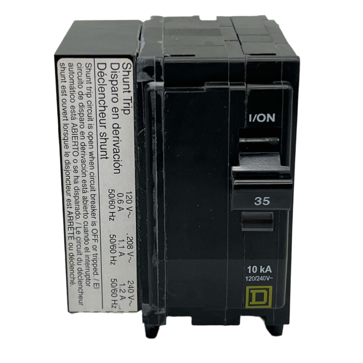 Square D QO2351021 - 35 Amp Circuit Breaker With Shunt Trip