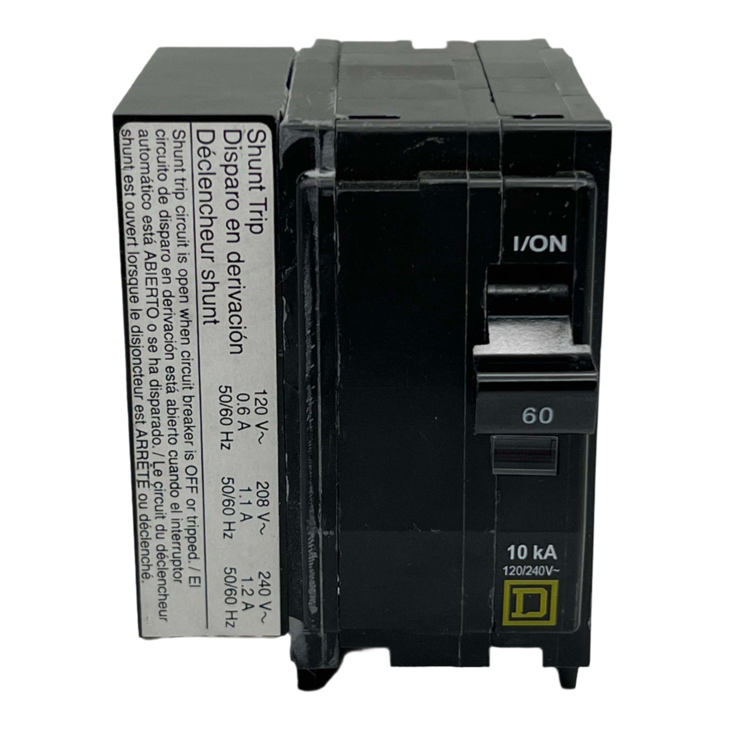 Square D QO2601021 - 60 Amp Circuit Breaker With Shunt Trip